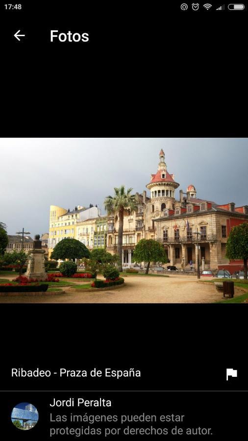 Apartamento Cine Colon 2 Ribadeo Exteriér fotografie